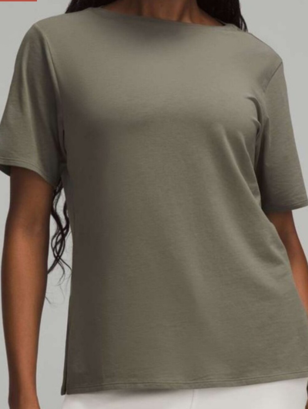 lululemon athletica | Olive Short-Sleeve Crewneck Tee | L